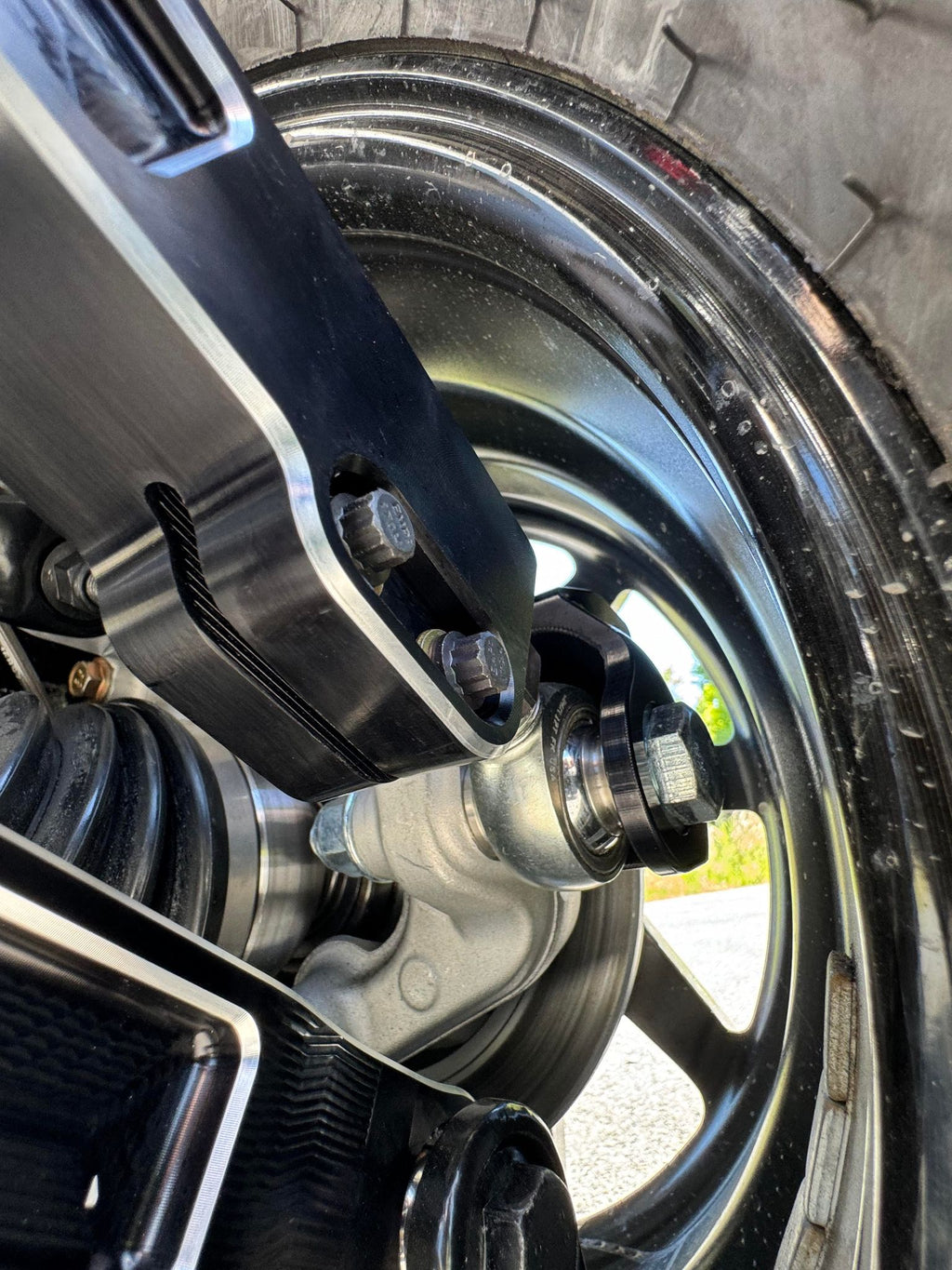 Maverick R Pro Rock High Clearance Billet Radius Rod Kit for use with Double E Rear Sway Bar