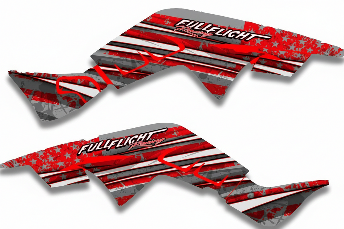 Fullflight racing custom trx250r graphics