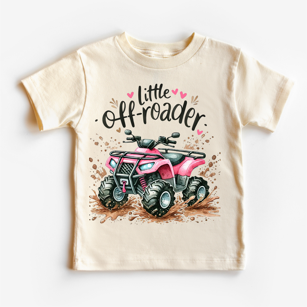 Girls Little Off Roader 4 Wheeler Shirt - Girls Four Wheeler Tee