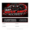 ATV Maintenance & Repair Logbook — Printable Digital Download