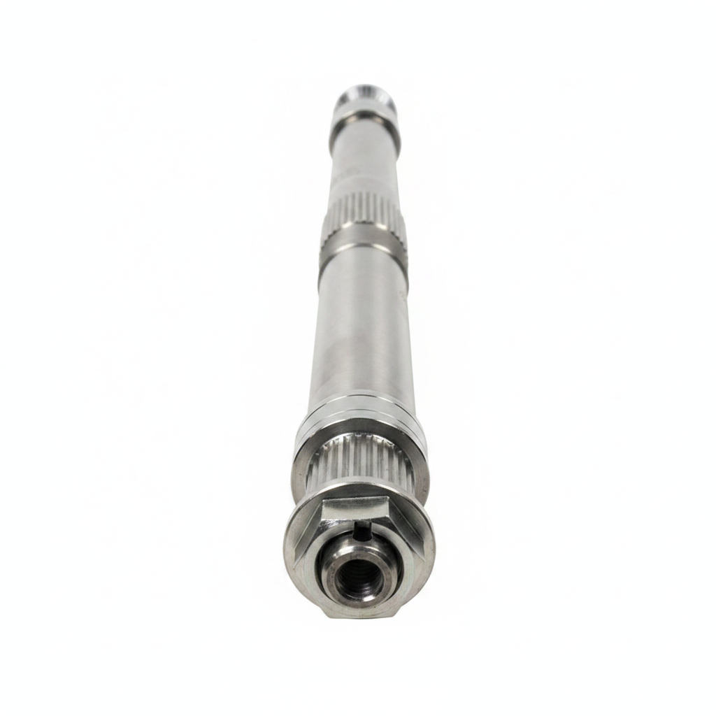 Yamaha Raptor 700 Axcalibar axle end view showing splined ends